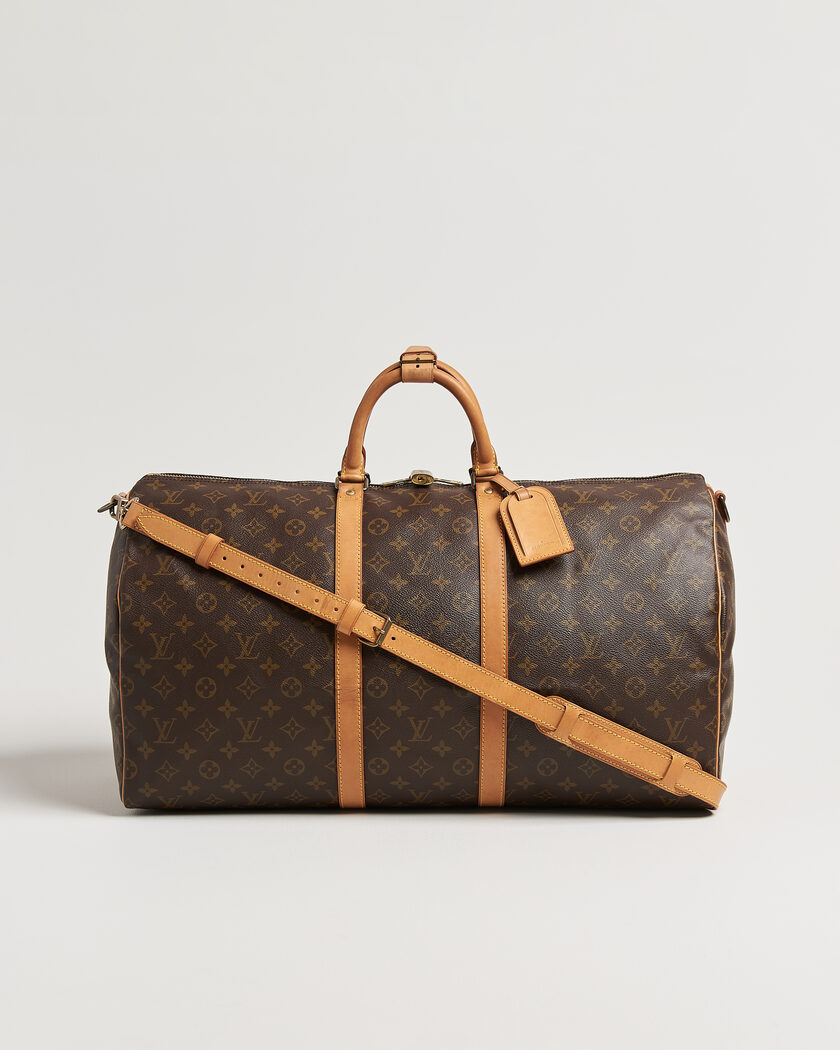 Louis Vuitton Pre-Owned Keepall Bandouliére 55 Monogram – Marrón