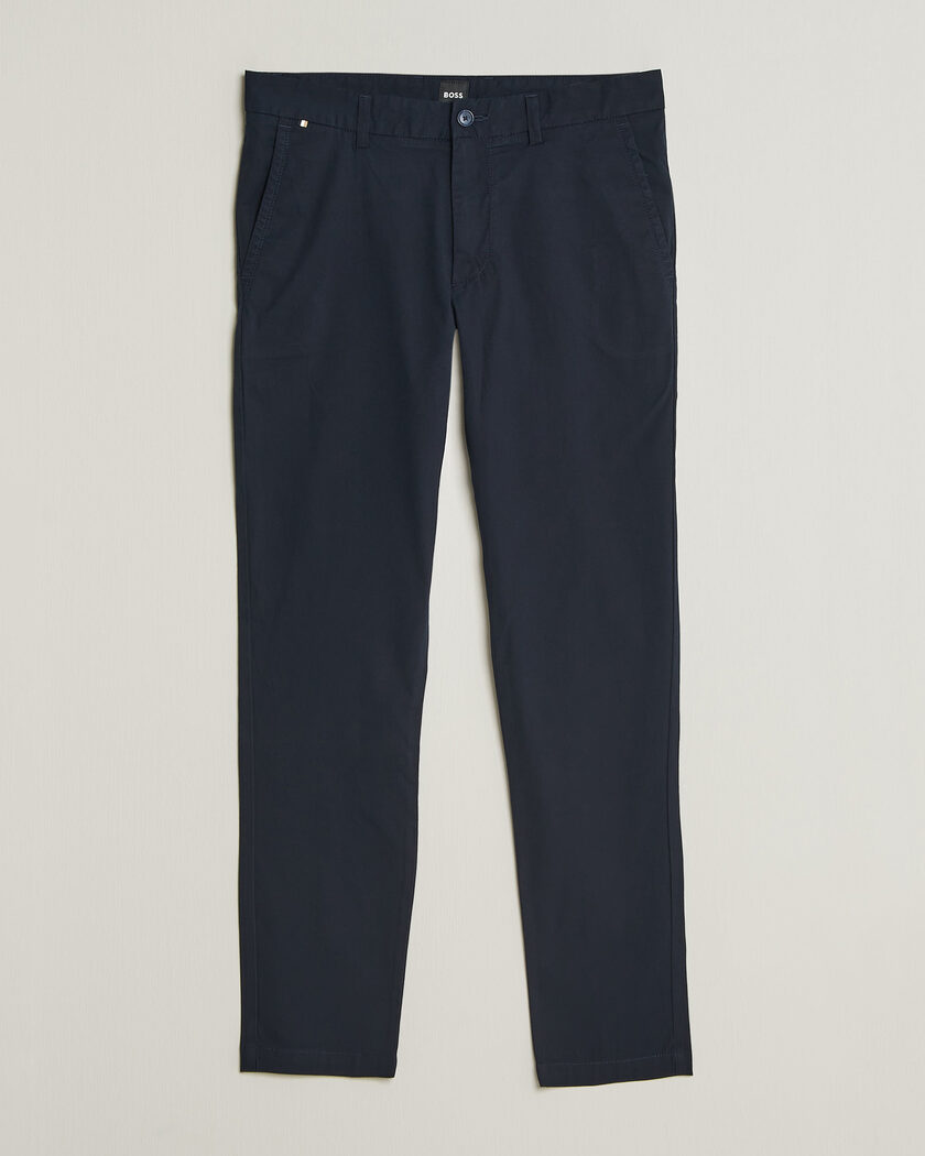 BOSS BLACK Kaiton Structured Chinos Dark Blue – Azul