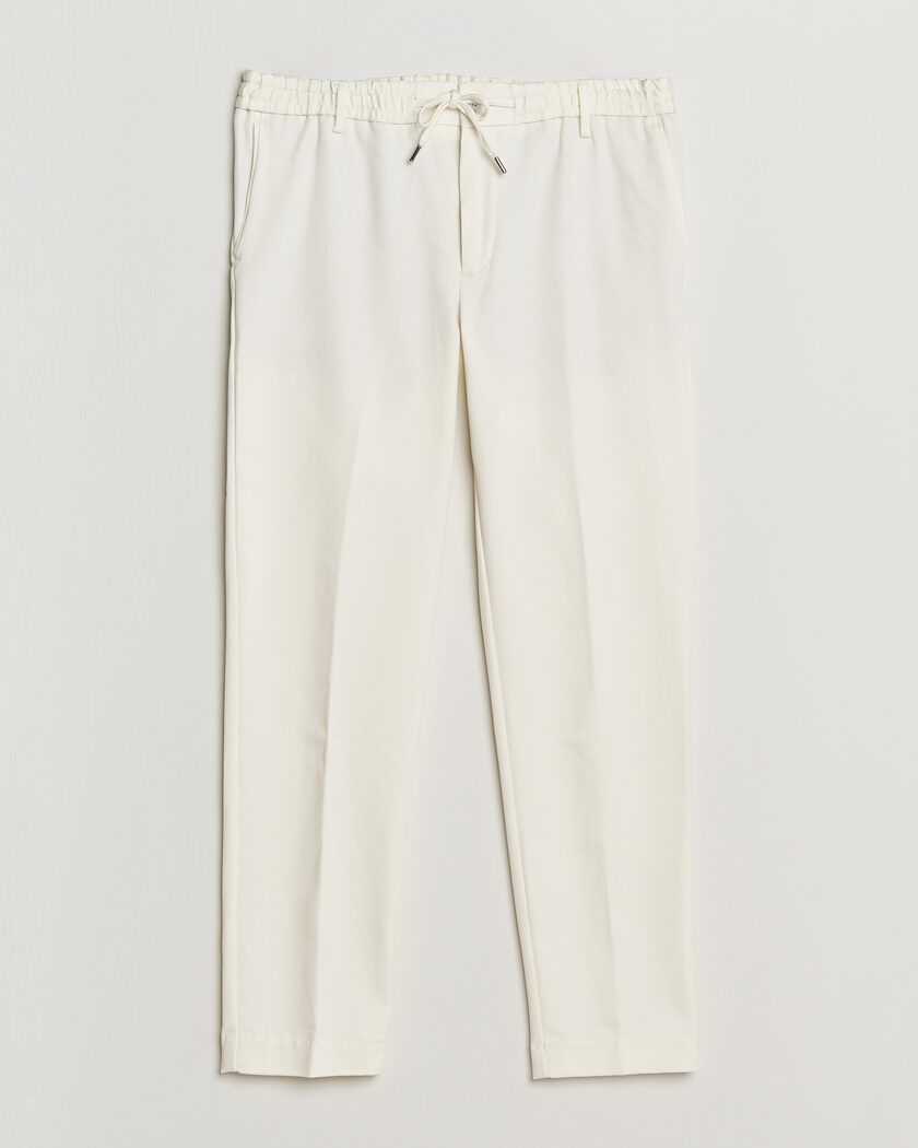 BOSS BLACK Kane Drawstring Trousers Open White – Blanco