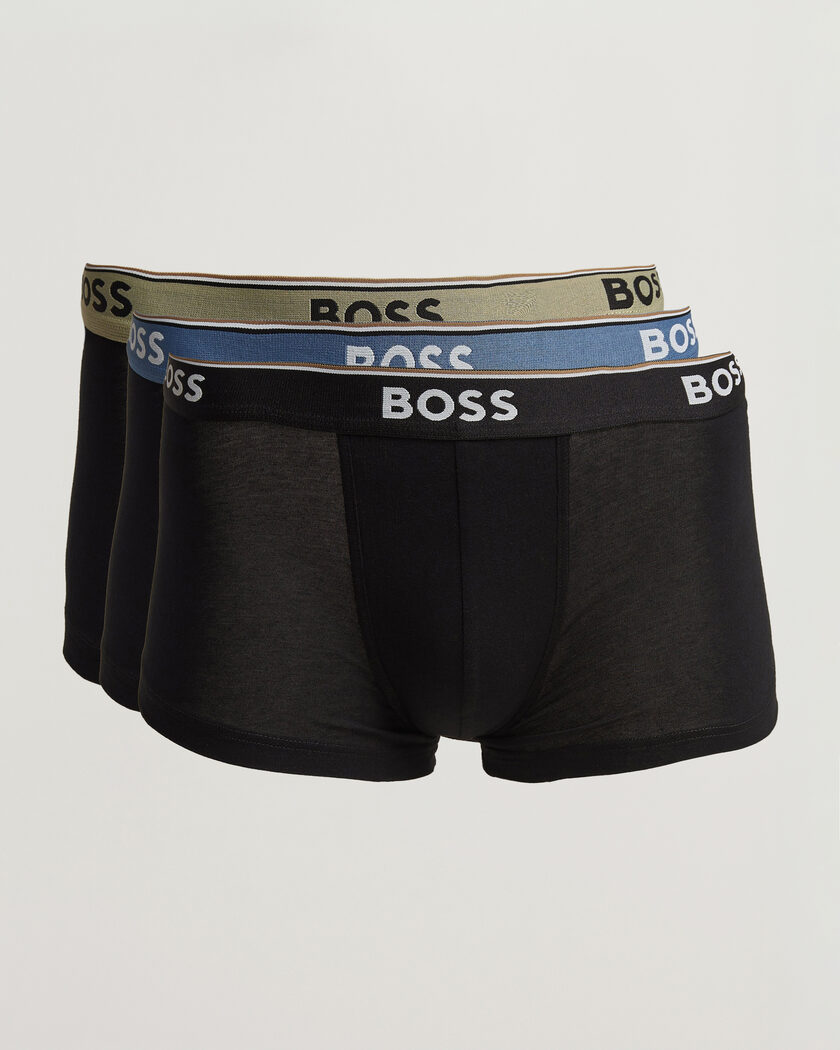 BOSS BLACK 3-Pack Trunk Black – Negro
