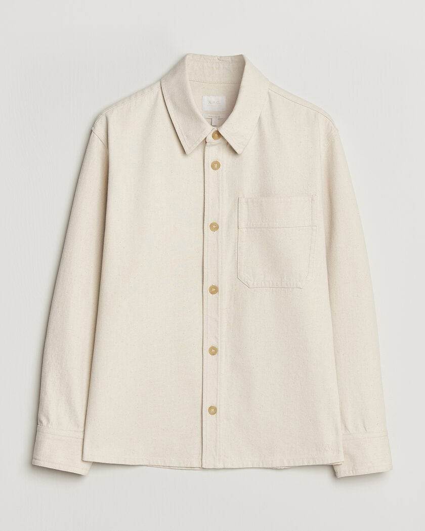 A.P.C. Basile Overshirt Off White – Blanco