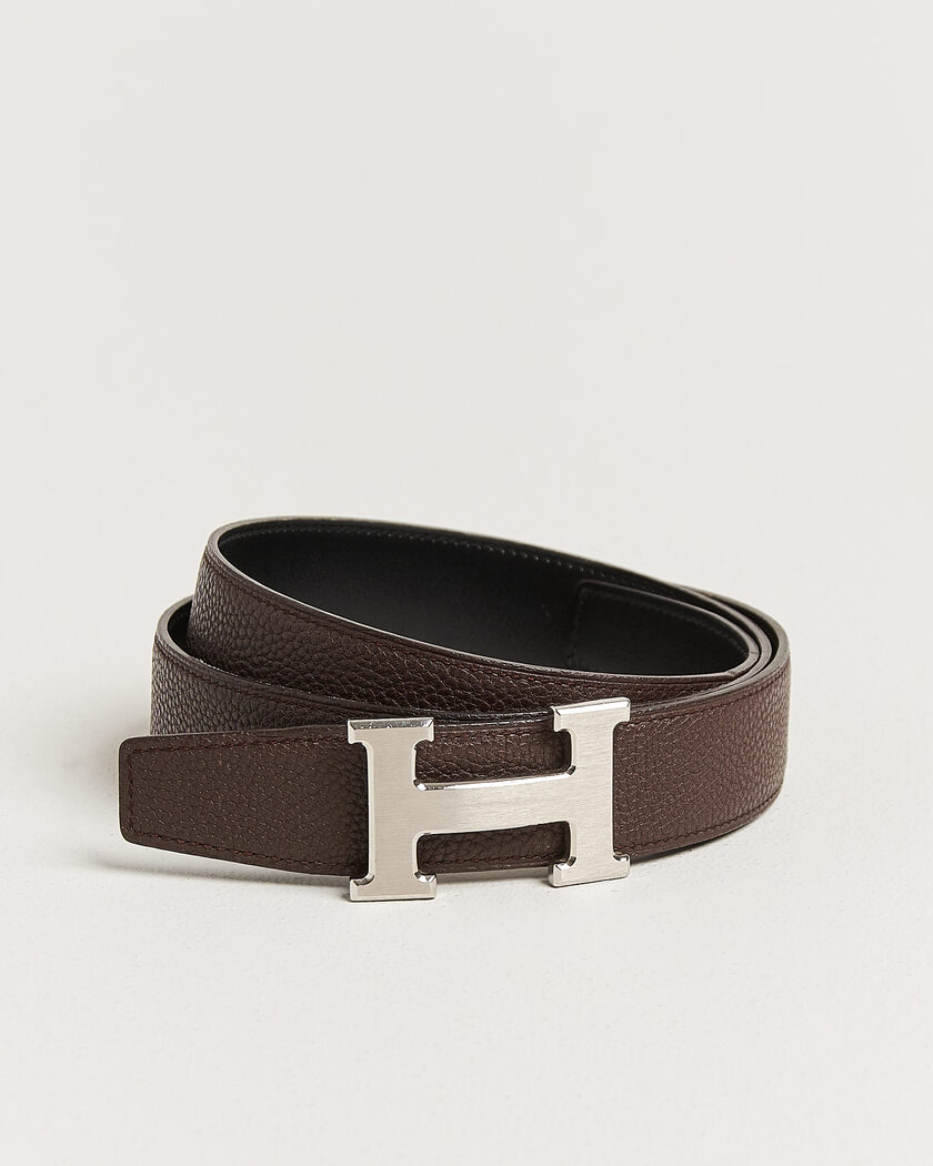 Hermès Pre-Owned Constance Reversible Belt 90 Brown/Black – Marrón