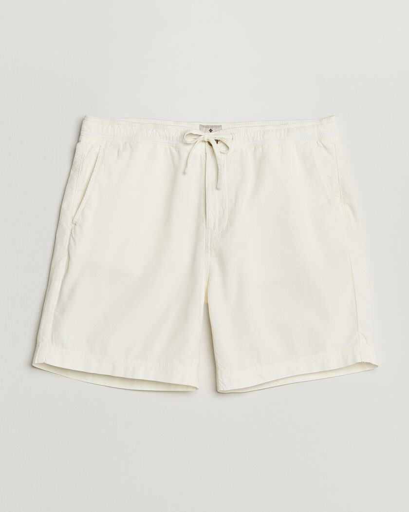 Morris Fenix Summer Cord Shorts Off White – Blanco