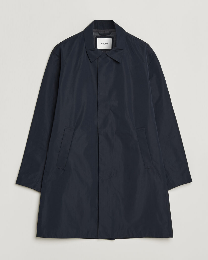 NN07 Steve Technical Coat Deep Navy – Azul
