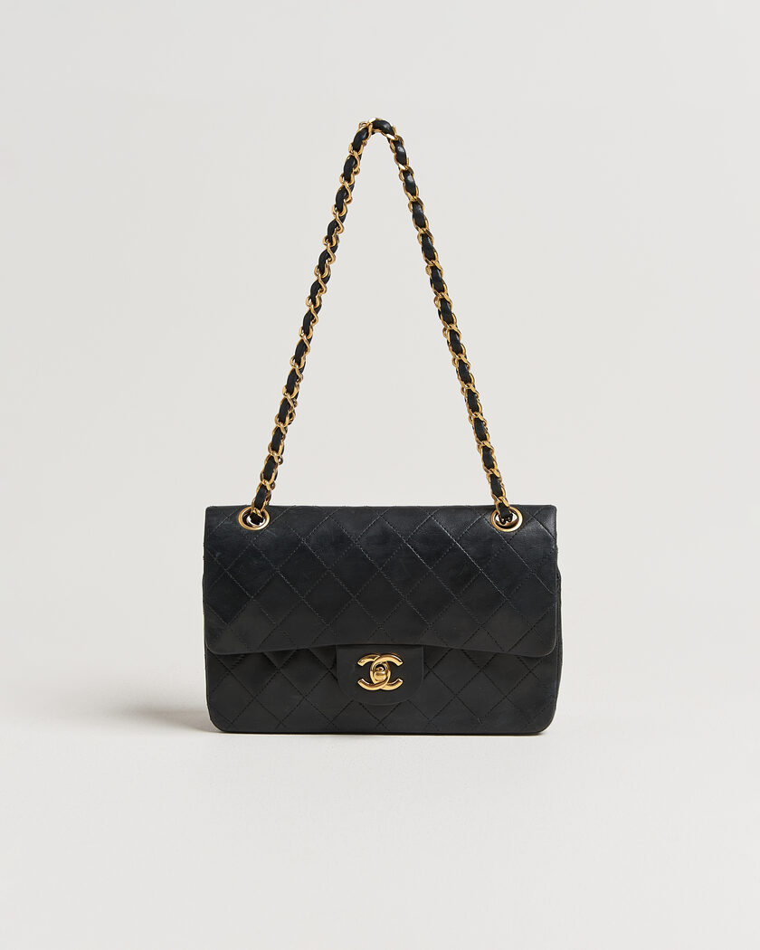 Chanel Pre-Owned Classic Small Double Flap Bag Black – Negro