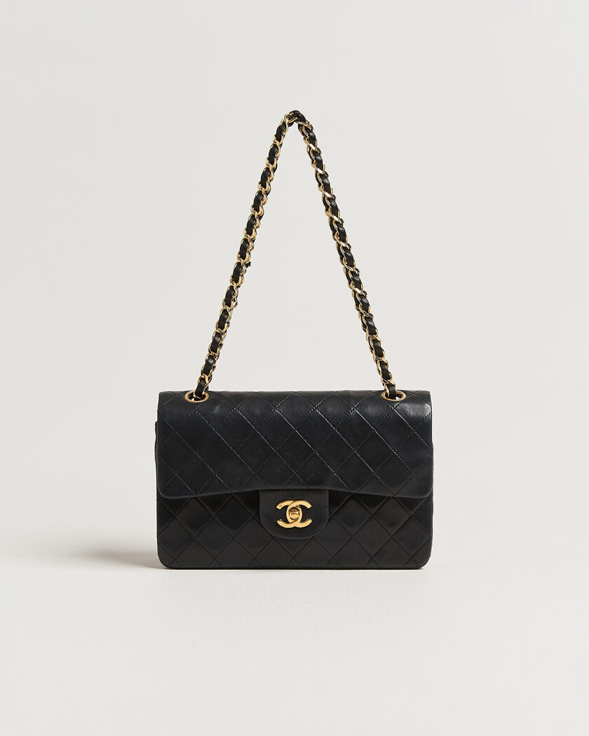 Chanel Pre-Owned Classic Small Double Flap Bag Black – Negro