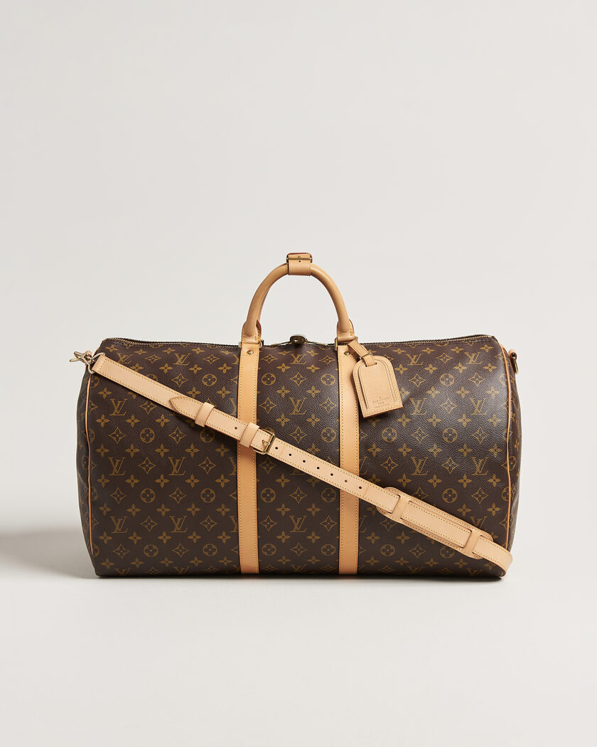 Louis Vuitton Pre-Owned Keepall 55 Bandouliére Monogram – Marrón