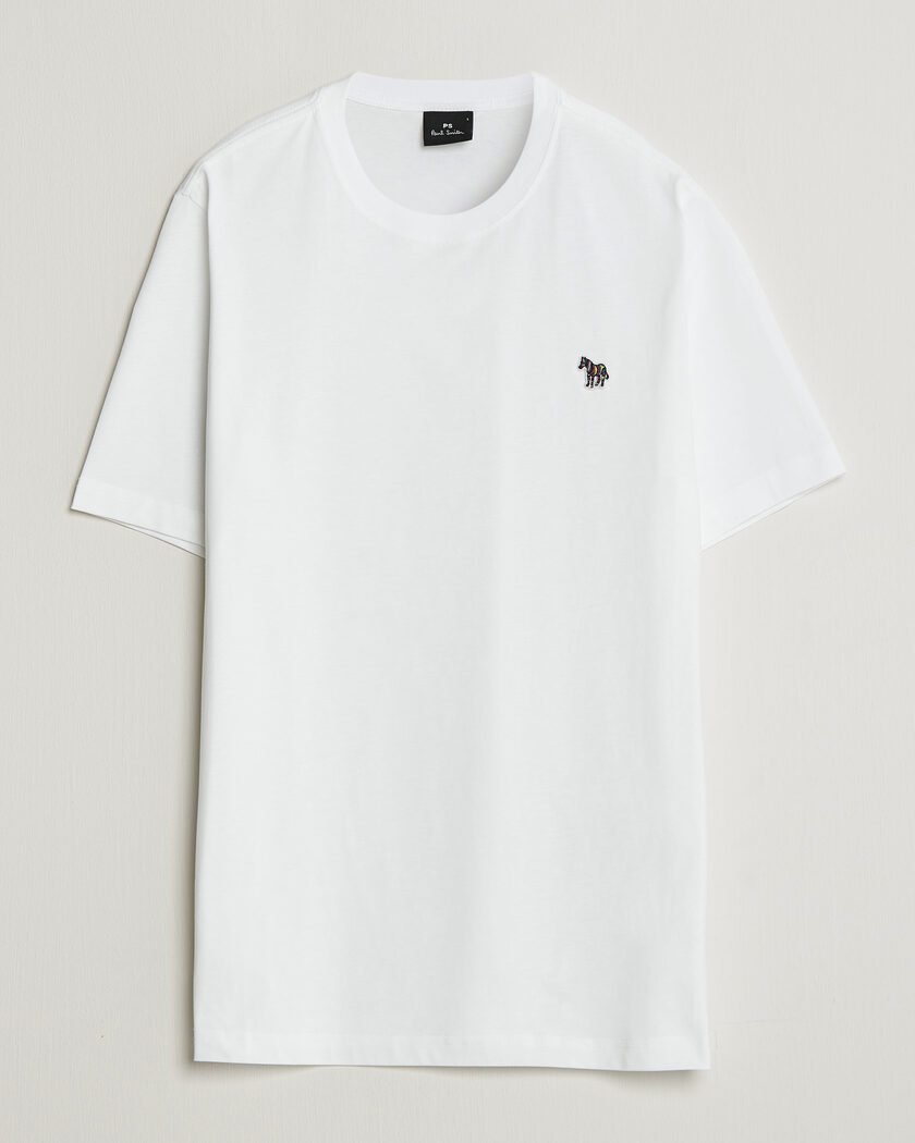 PS Paul Smith Organic Cotton Zebra T-Shirt White – Multicolor