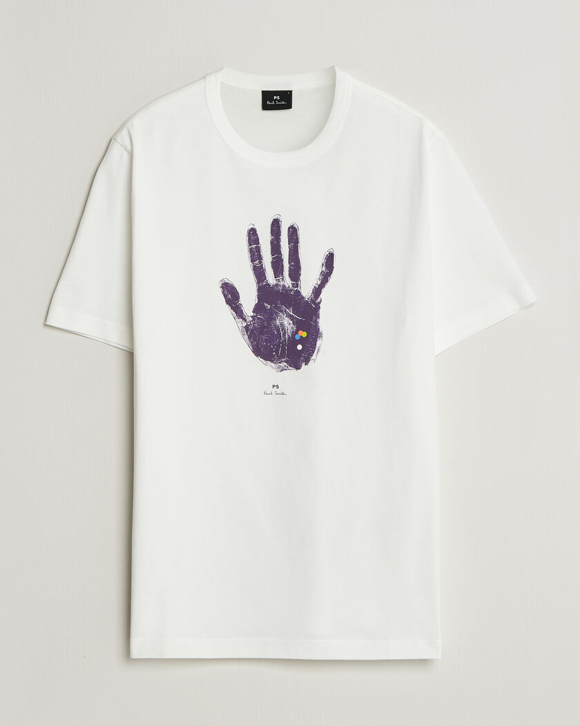 PS Paul Smith Hand Crew Neck T-Shirt White – Blanco