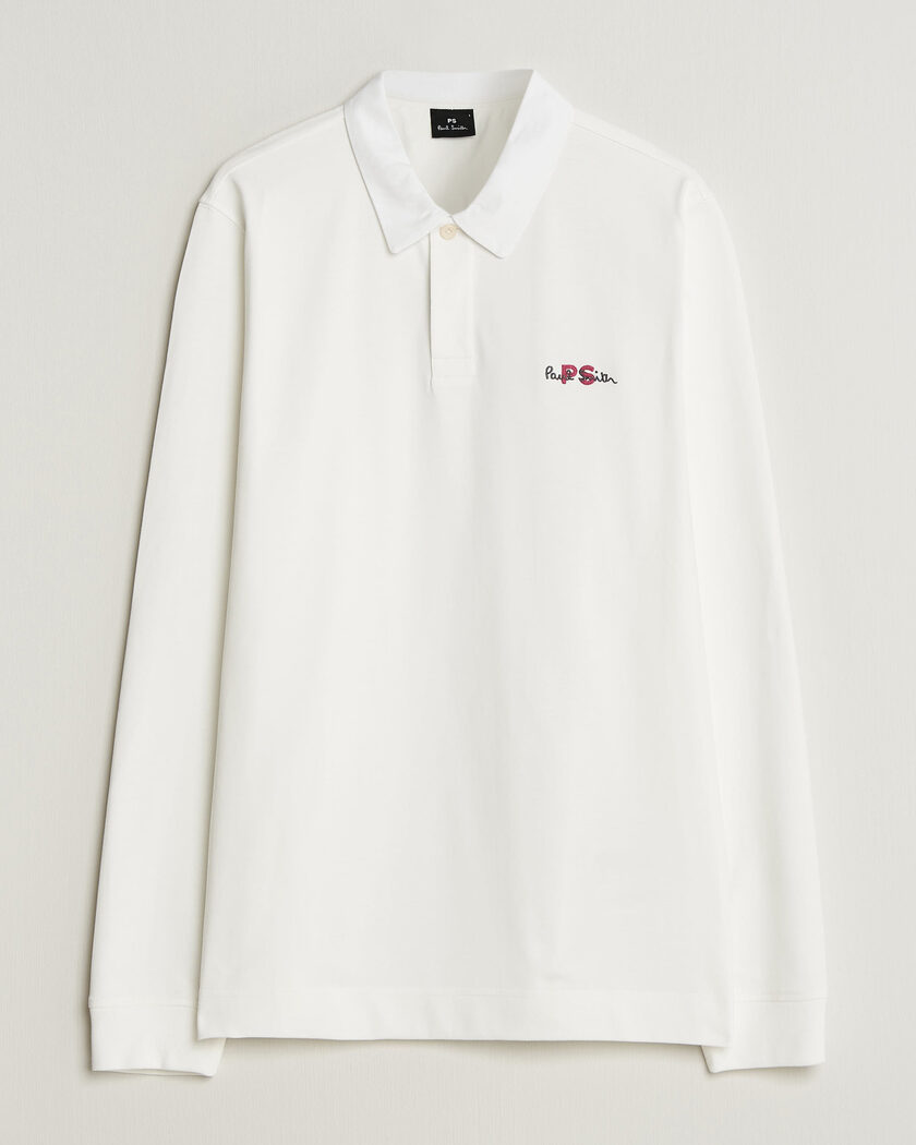 PS Paul Smith Organic Cotton Rugger Off White – Blanco