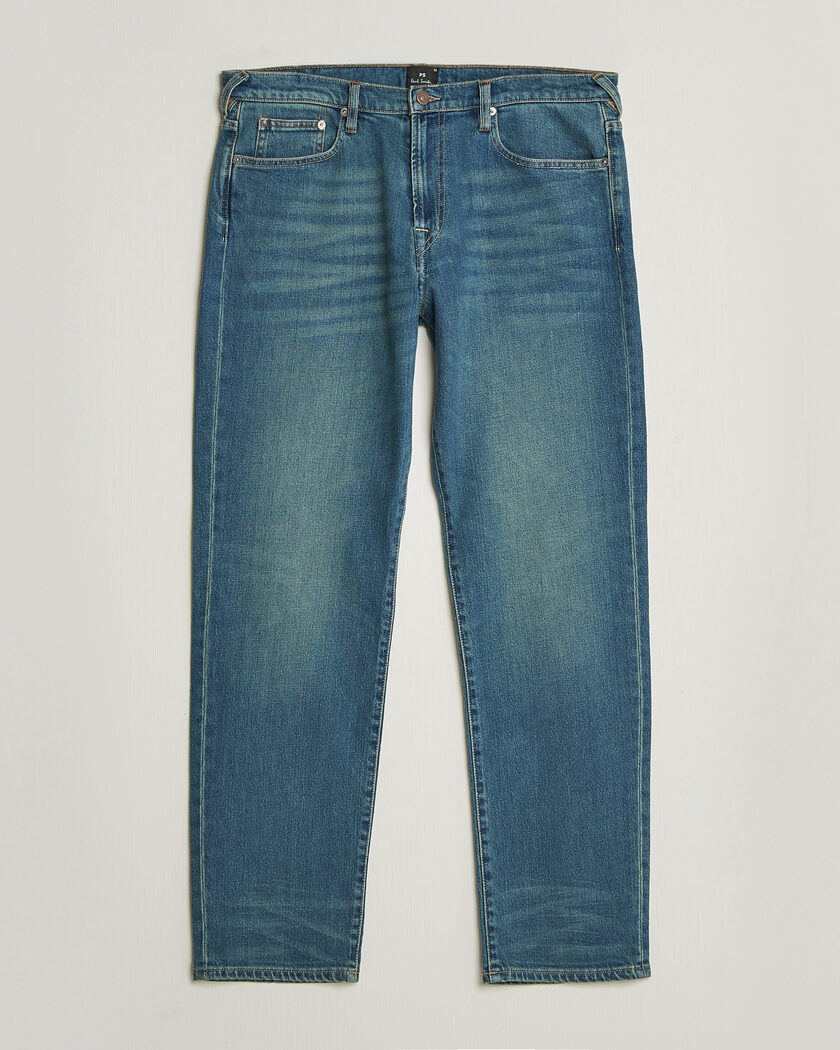 PS Paul Smith Relaxed Tapered Fit Jeans Vintage Blue – Azul