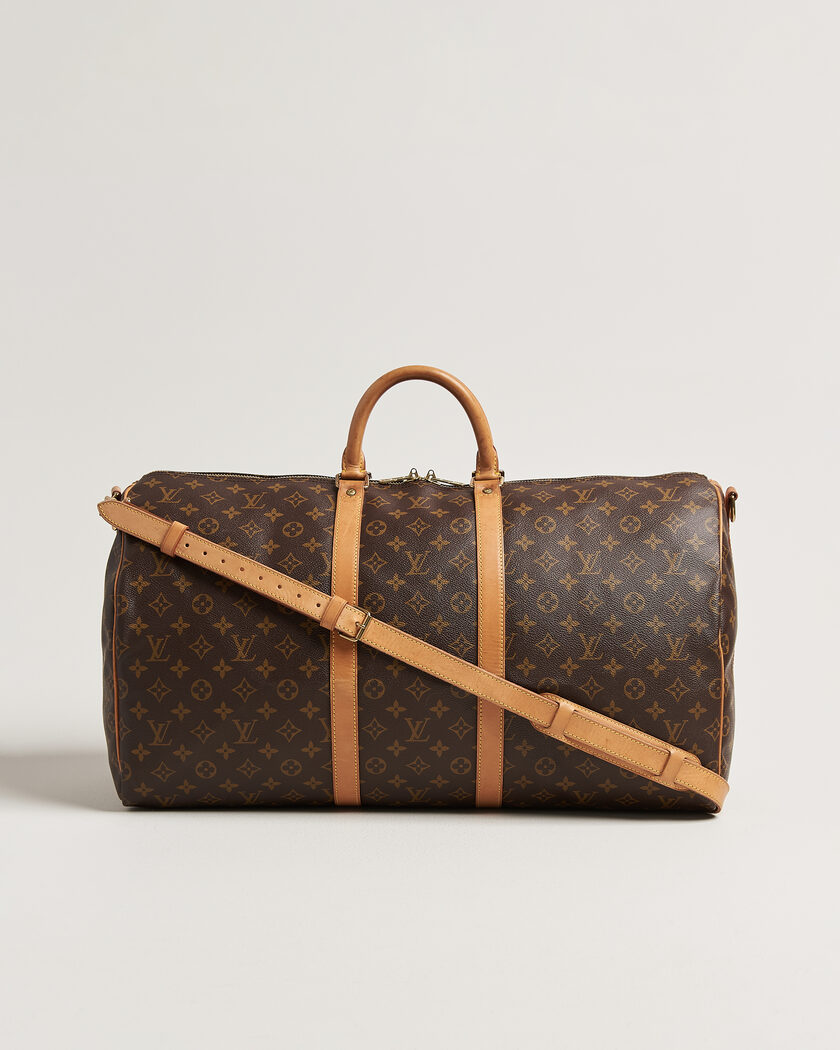 Louis Vuitton Pre-Owned Keepall 55 Bandouliére Monogram – Marrón