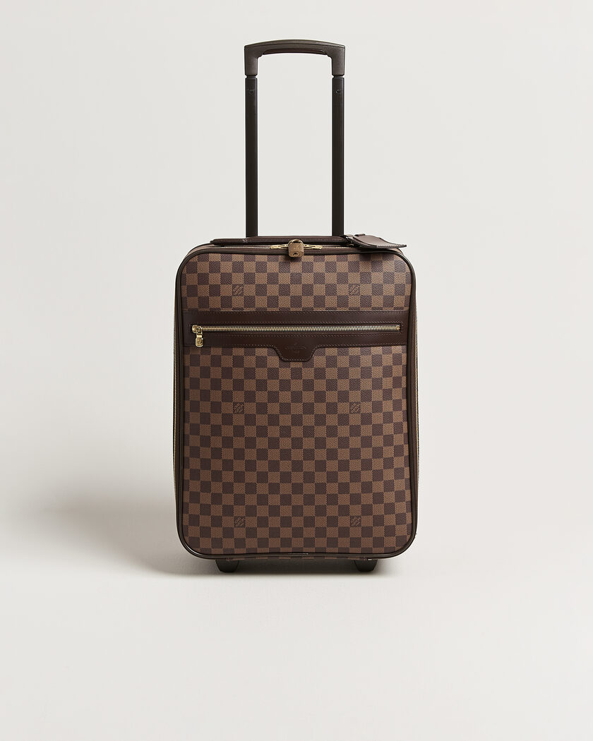 Louis Vuitton Pre-Owned Pegase 45 Trolley Case Damier Ebene – Marrón