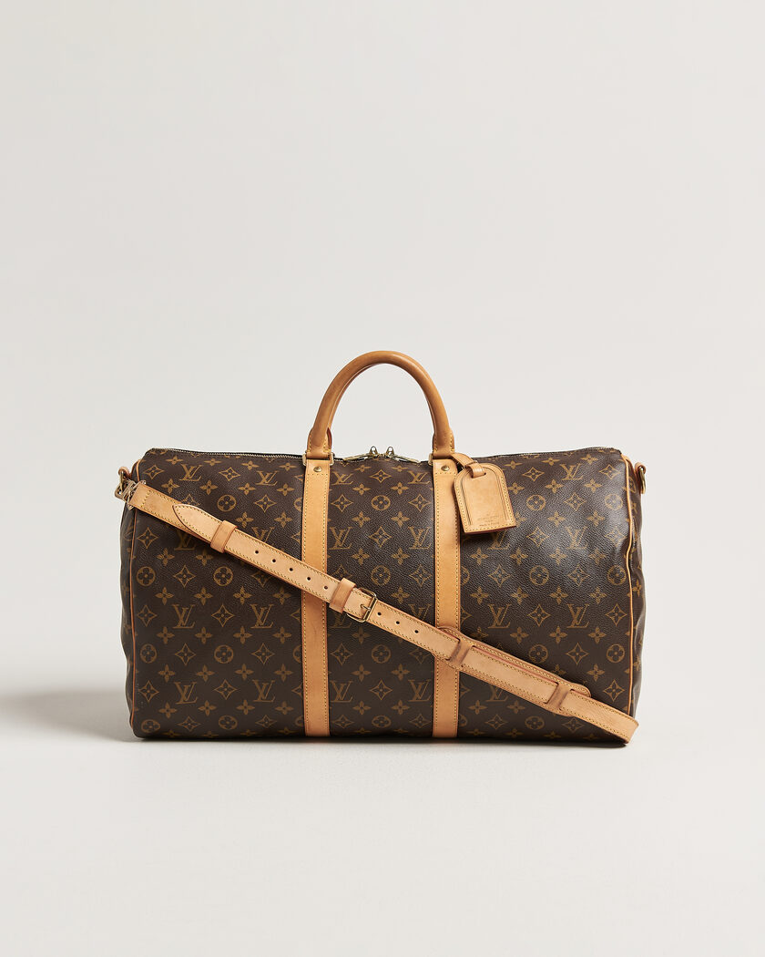 Louis Vuitton Pre-Owned Keepall 50 Bandouliére Monogram – Marrón
