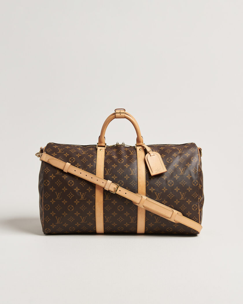 Louis Vuitton Pre-Owned Keepall 50 Bandouliére Monogram – Marrón