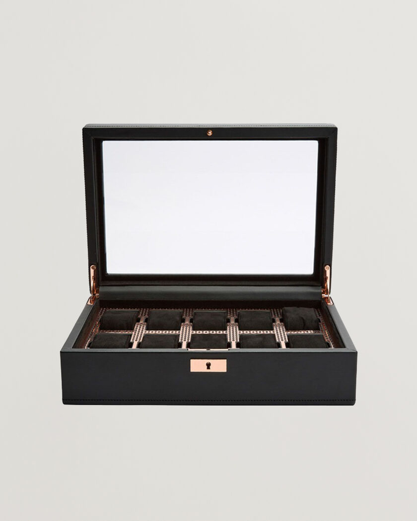 WOLF Axis 10-Piece Watch Box Copper – Negro