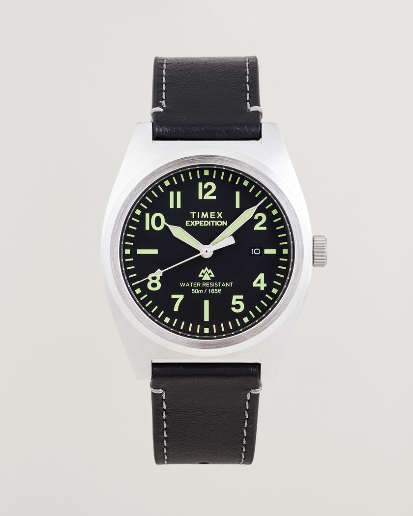Timex Expedition North Capstone Leather Strap 39mm Black Dial – Negro