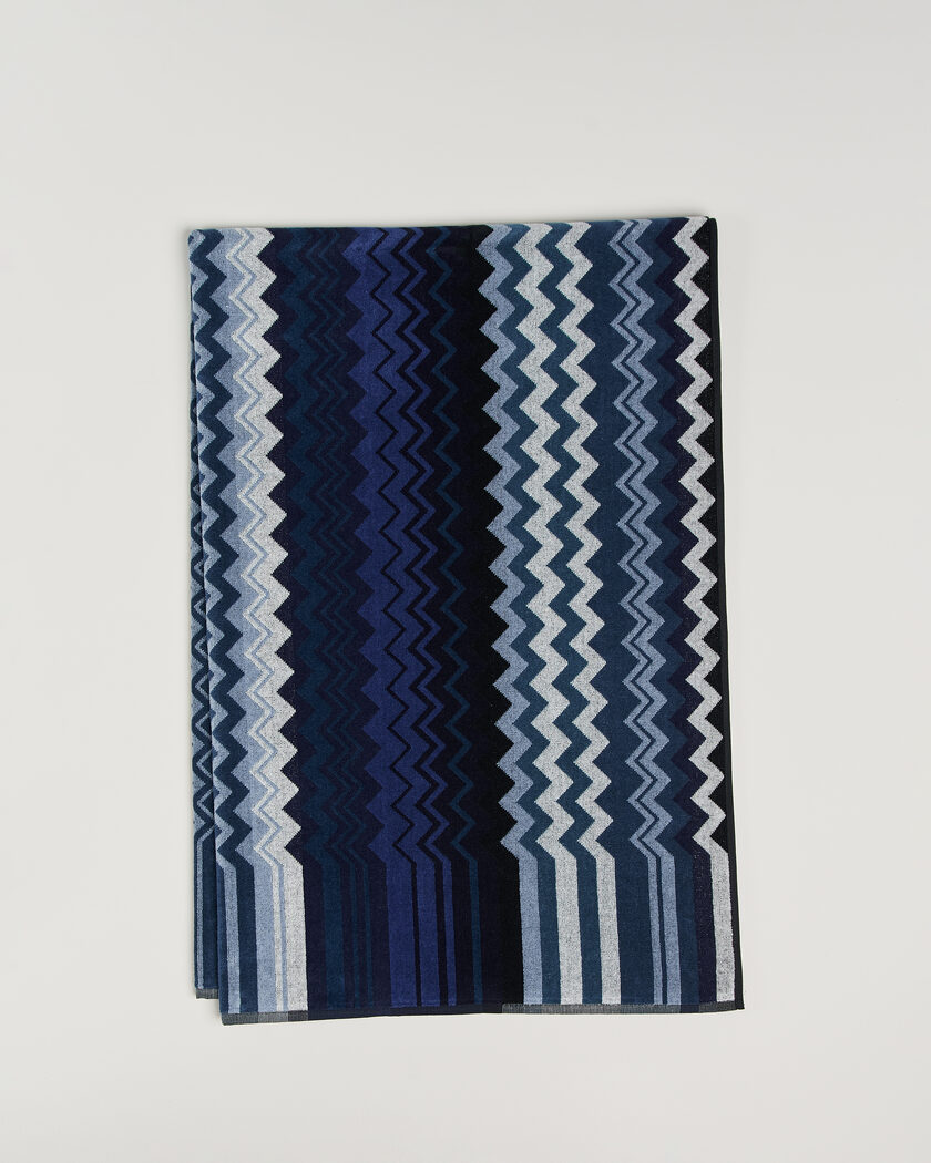 Missoni Home Giacomo Bath Sheet 100x150cm Multi Blue – Azul