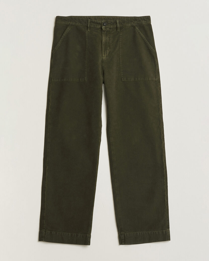Massimo Alba Regata Moleksine Pants Forest Night – Verde