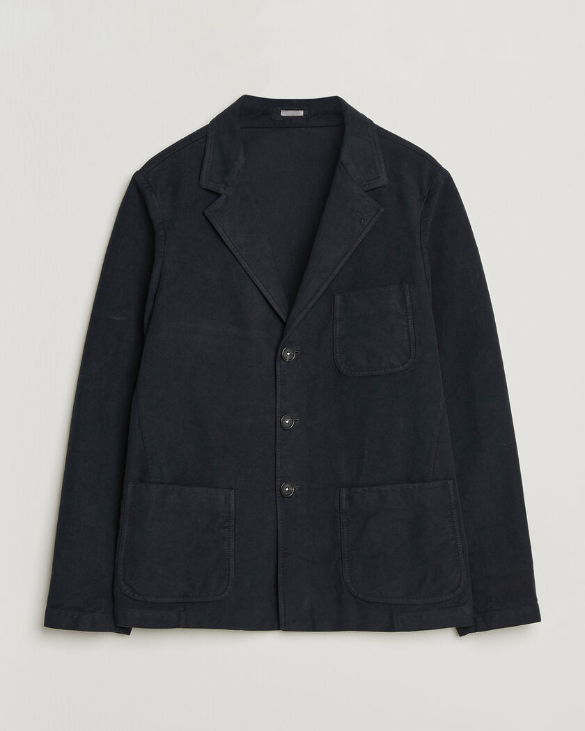 Massimo Alba Baglietto Moleskine Jacket Navy – Azul