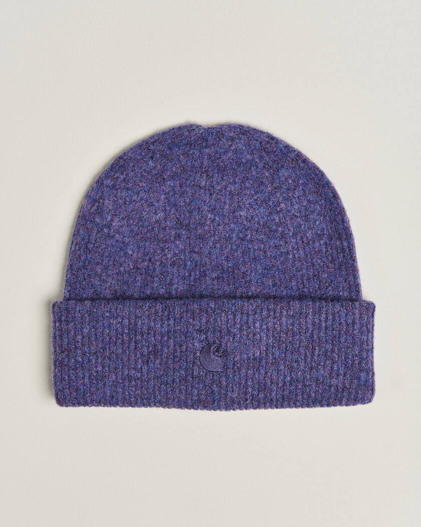 Carhartt WIP Curtis Tonal Logo Beanie Shady Purple – Morado