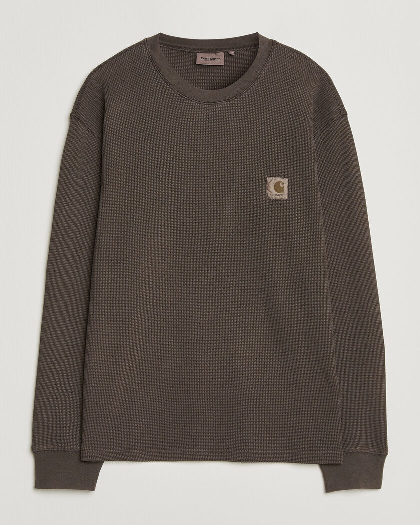 Carhartt WIP Long Sleeve Waffle T-Shirt Tobacco – Marrón
