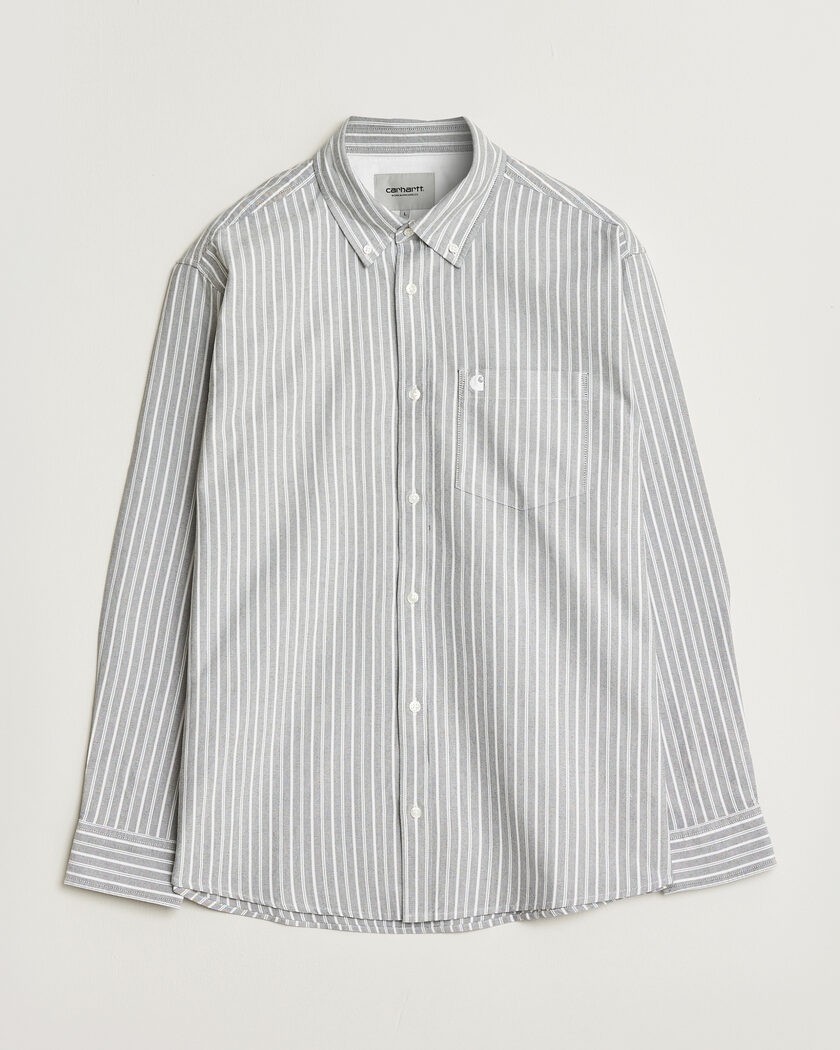 Carhartt WIP Canan Striped Oxford Shirt Black – Negro