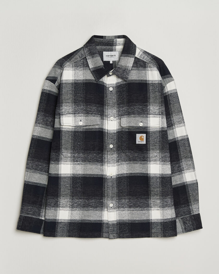 Carhartt WIP Esterson Checked Shirt Dark Navy – Azul