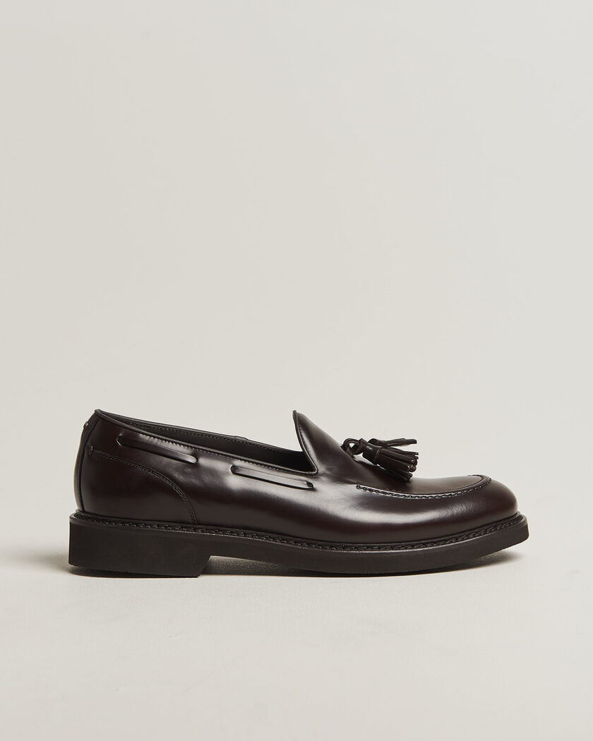 Canali Tassel Loafers Dark Brown Calf – Marrón
