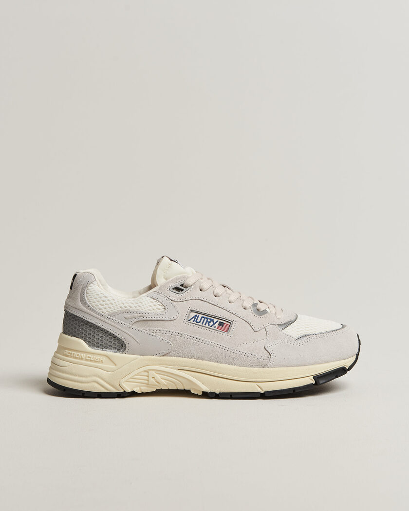 Autry Hyperway Low Suede Running Sneaker Light Grey – Gris