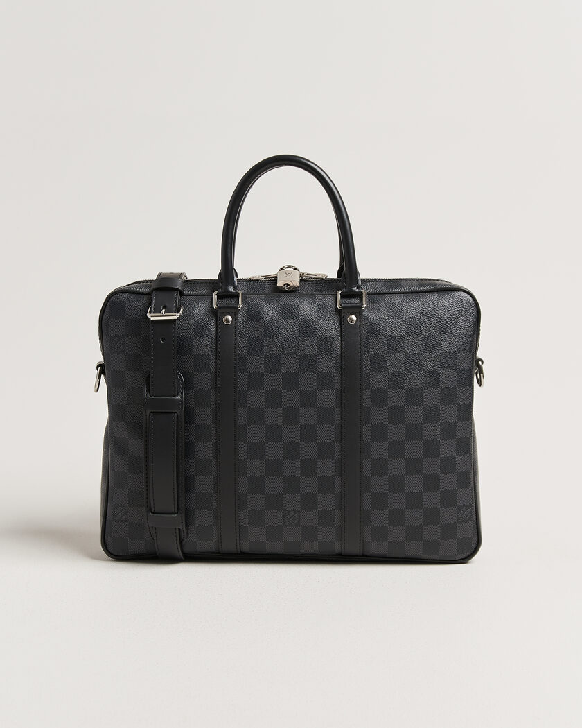 Louis Vuitton Pre-Owned Porte Documents Damier Graphite – Gris