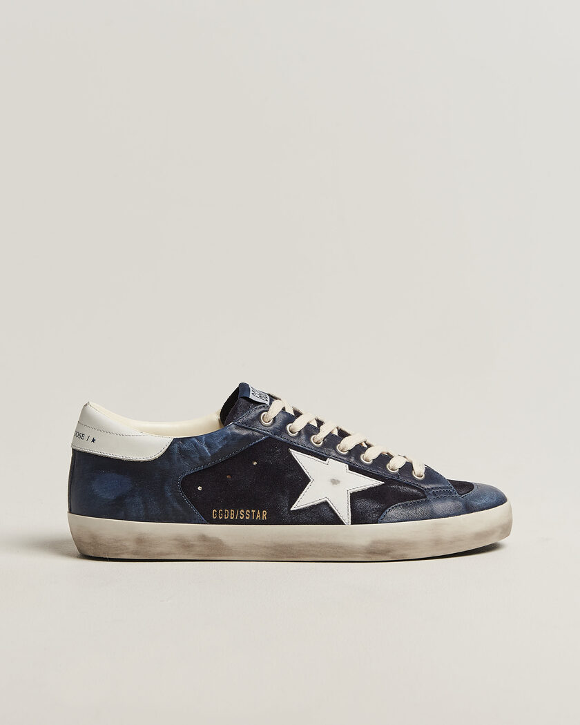 Golden Goose Super-Star Sneakers Dark Blue – Azul