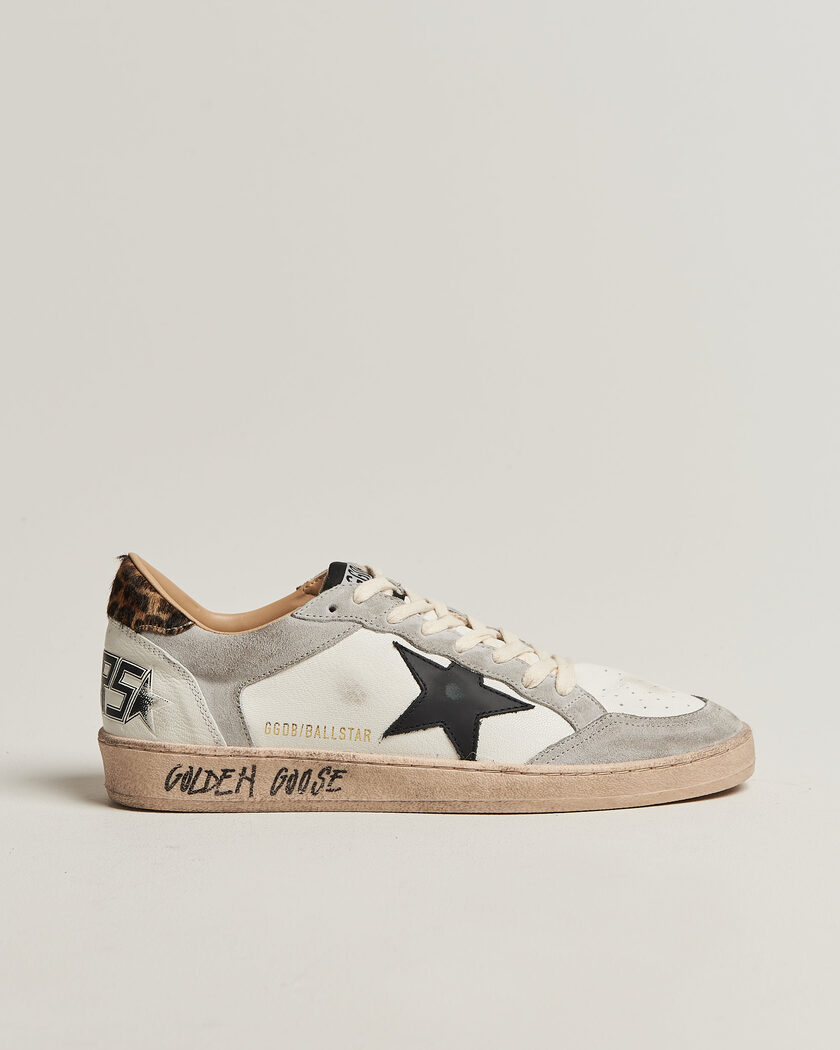 Golden Goose Ball Star Sneakers White/Grey – Blanco