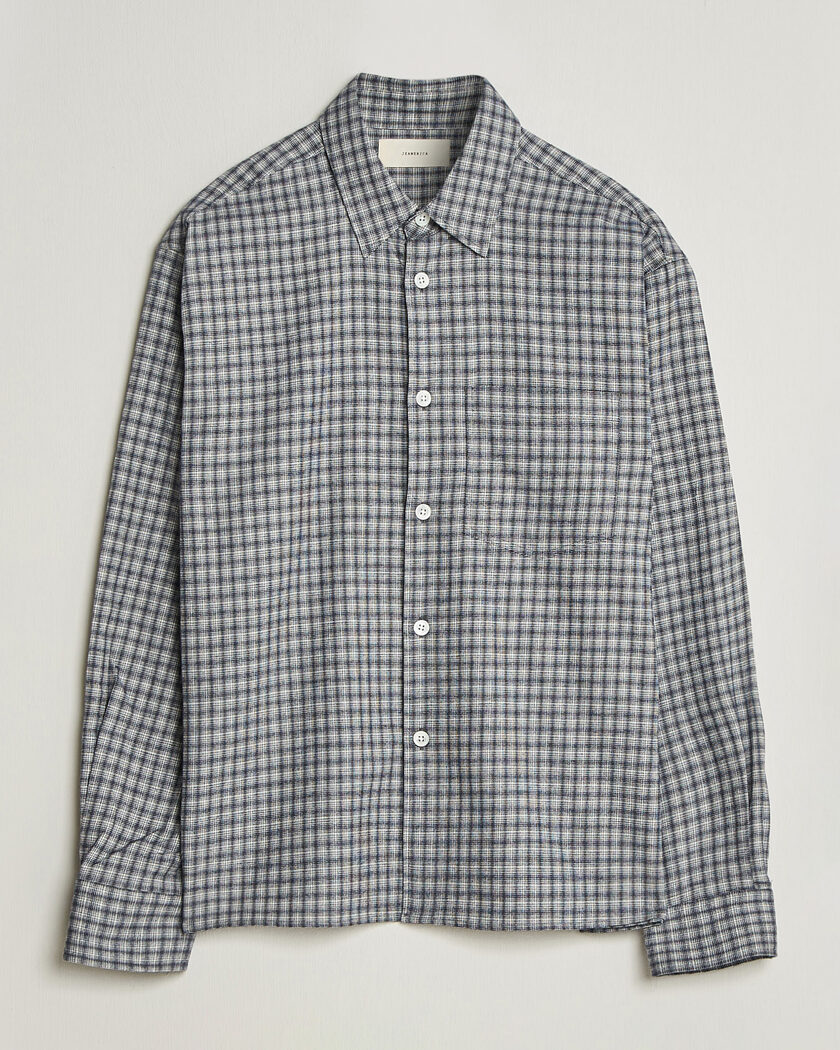 Jeanerica Juan Checked Flannel Shirt Blue – Azul