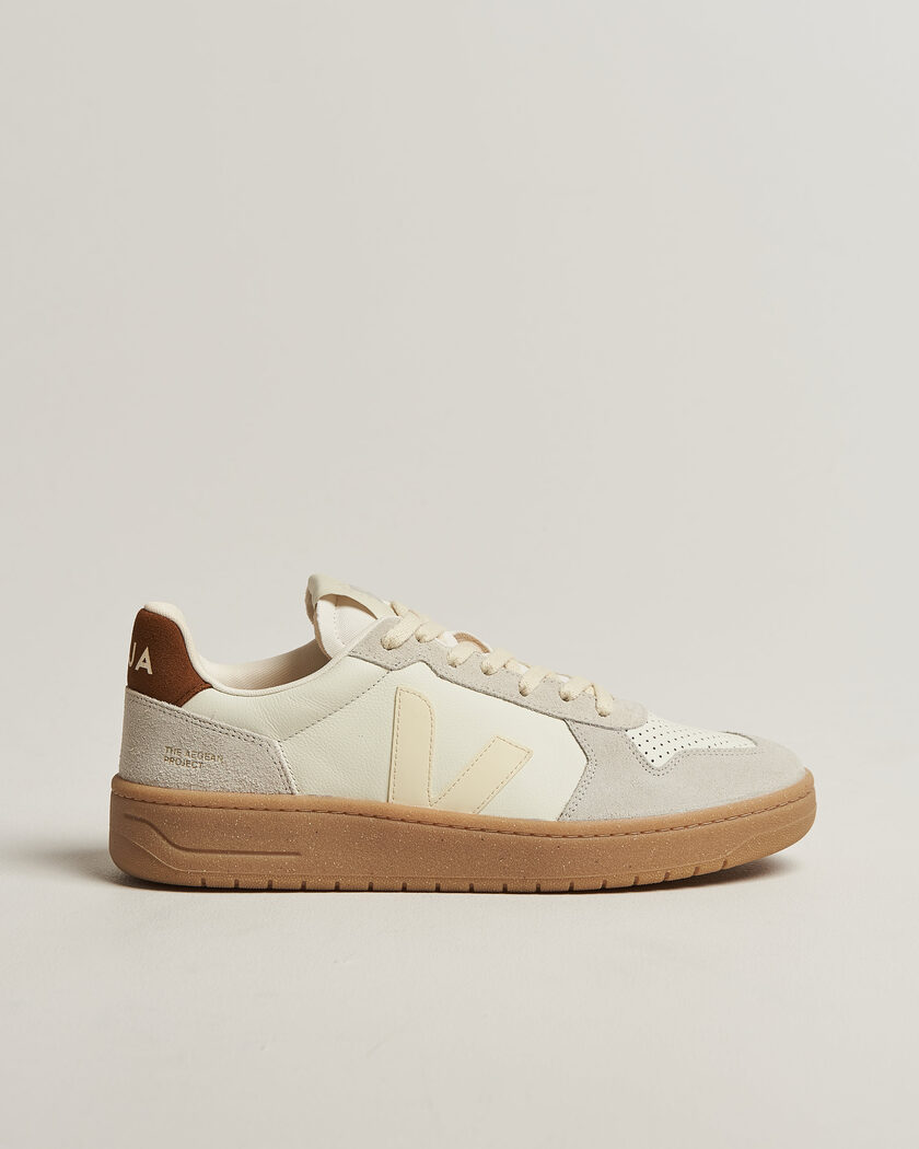 Veja V-82 Sneaker Pure Calcaire/Cognac – Blanco