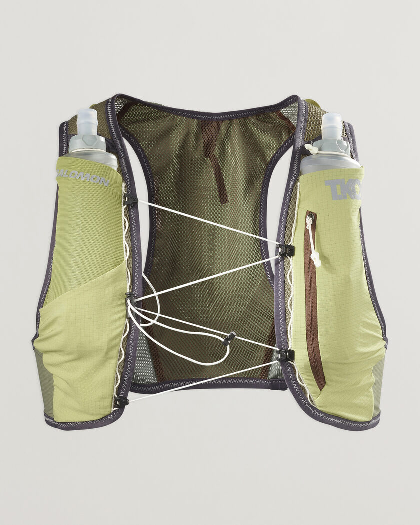 Pas Normal Studios X Salomon Race Skin 2 Vest Sweat Pea – Verde