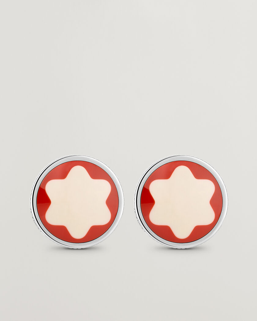 Montblanc Cufflinks Heritage Rouge et Noir – Plata