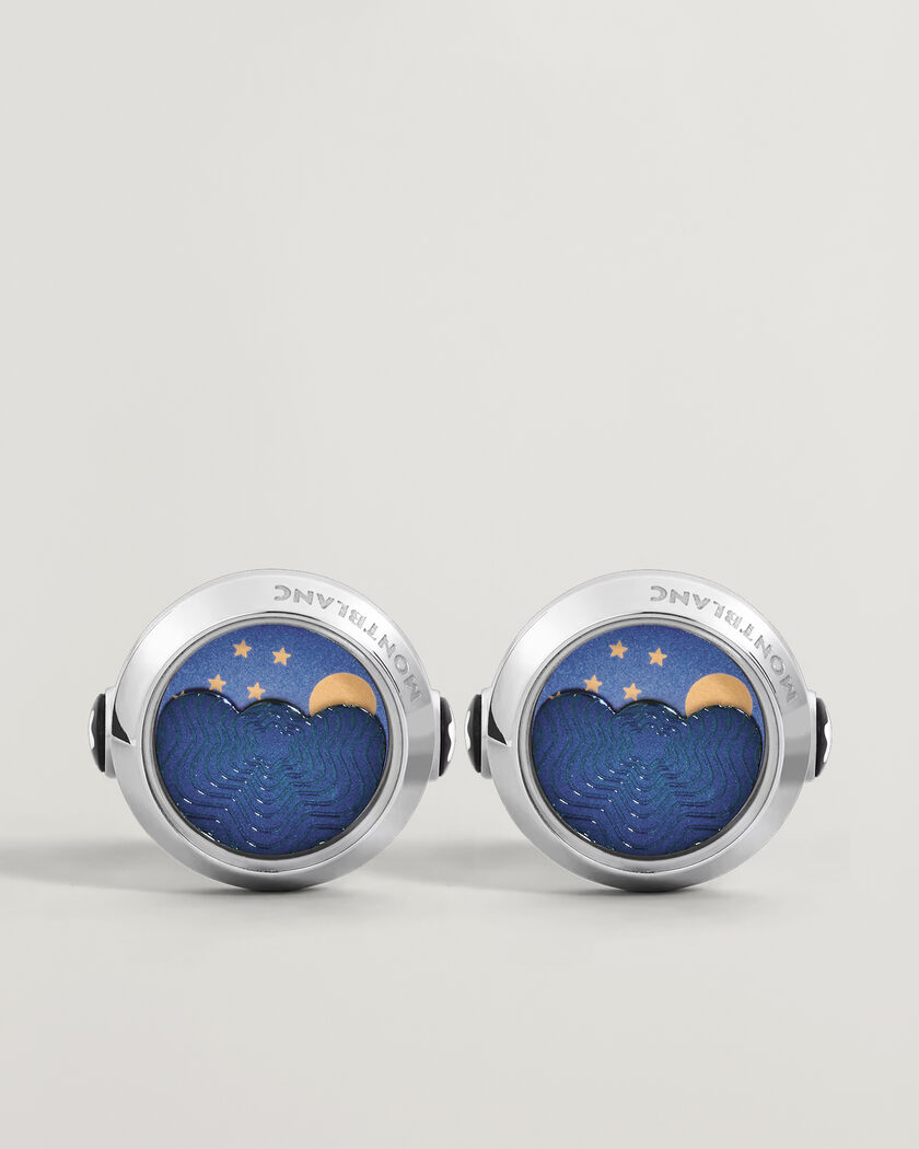Montblanc Cufflinks Moonphase Movement – Plata