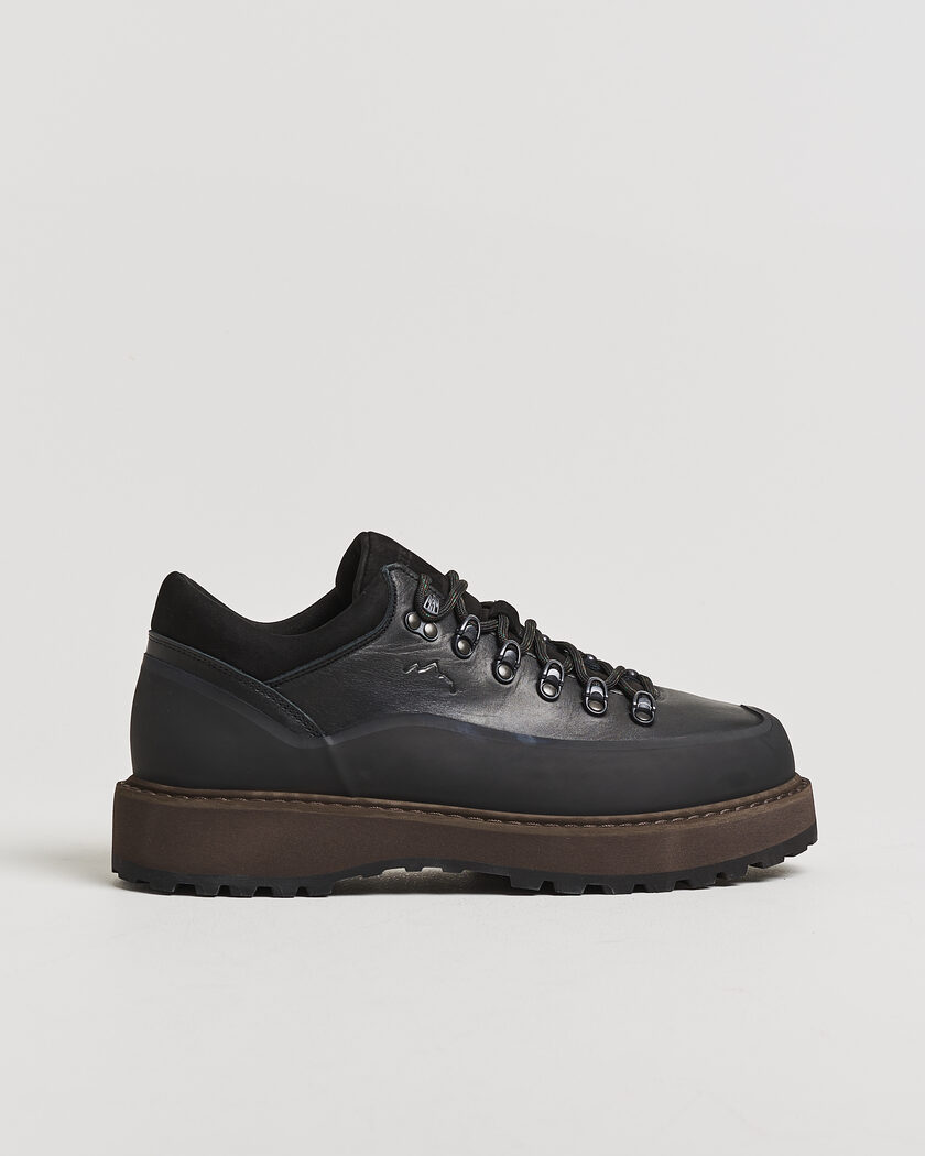 Diemme Cornaro Gomma Low Boot Black Calf – Negro