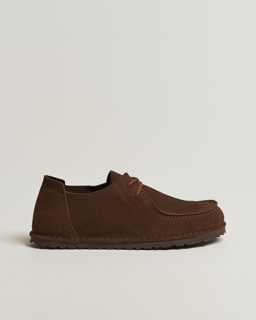 BIRKENSTOCK Utti Lace Loafer Carafe Suede – Marrón
