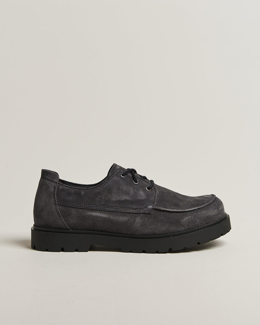 Solovair 3 Eye Gibson Shoe Black Grain en CareOfCarl.es