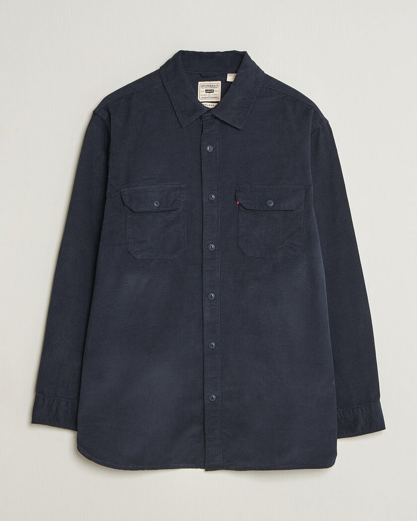 Levi's Jackson Corduroy Worker Shirt Nightfall Navy – Azul