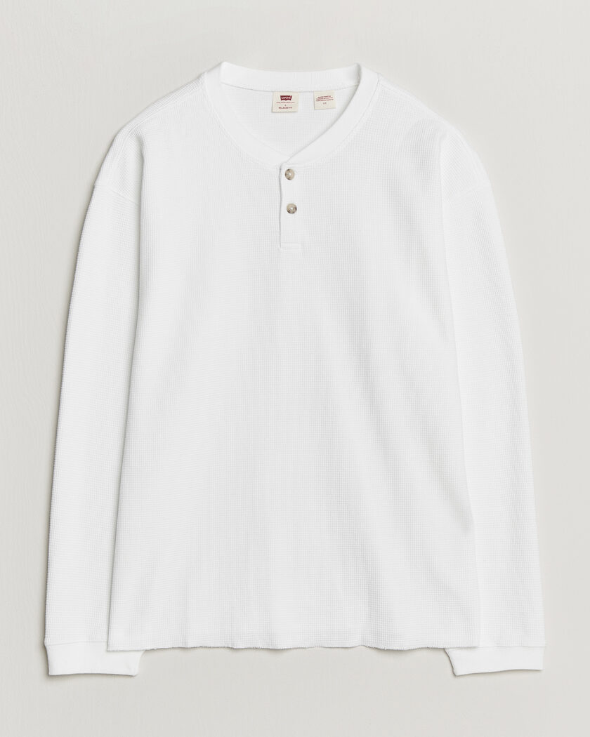 Levi's Relaxed Henley Bright White – Blanco