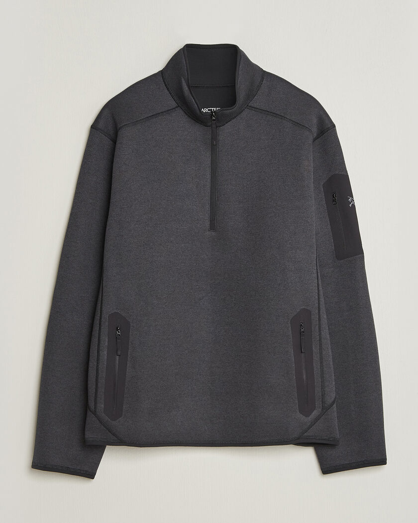 Arc'teryx Covert Half Zip Black Heather – Negro