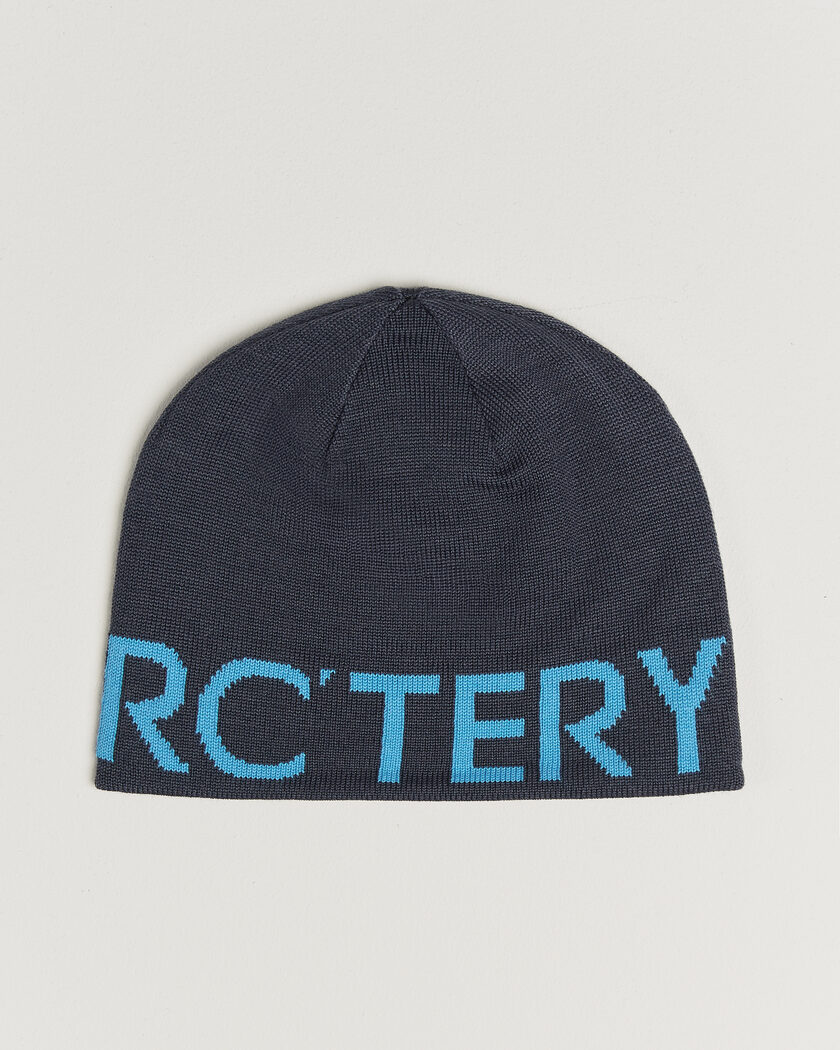 Arc'teryx Word Head Beanie Black Sapphire/Aqua – Azul