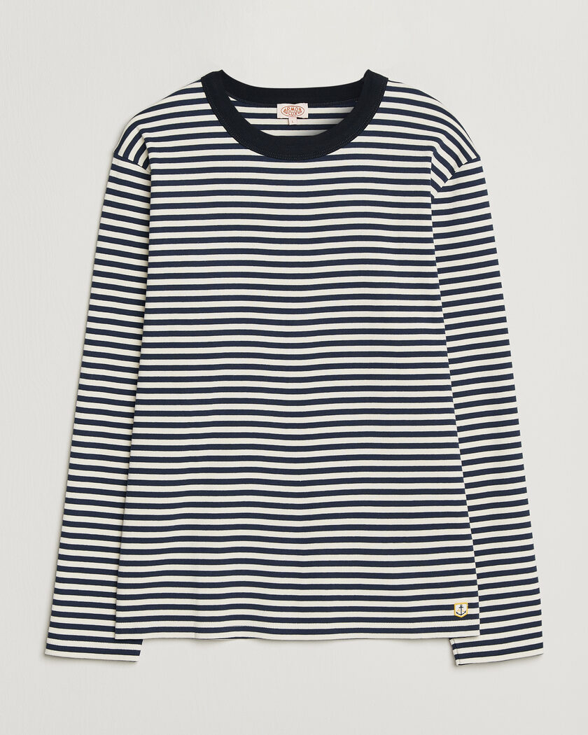 Armor-lux Héritage Striped Long Sleeve T-Shirt Marine/Milk – Multicolor