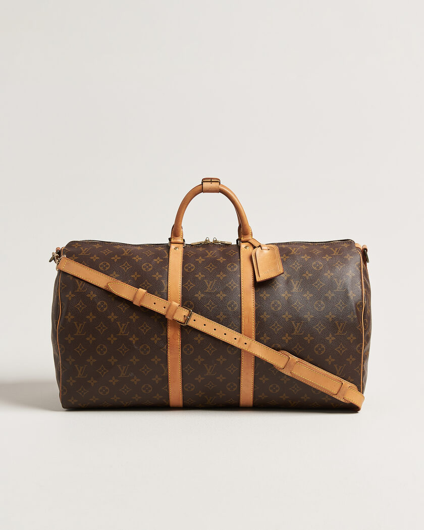 Louis Vuitton Pre-Owned Keepall Bandouliére 55 Monogram – Marrón