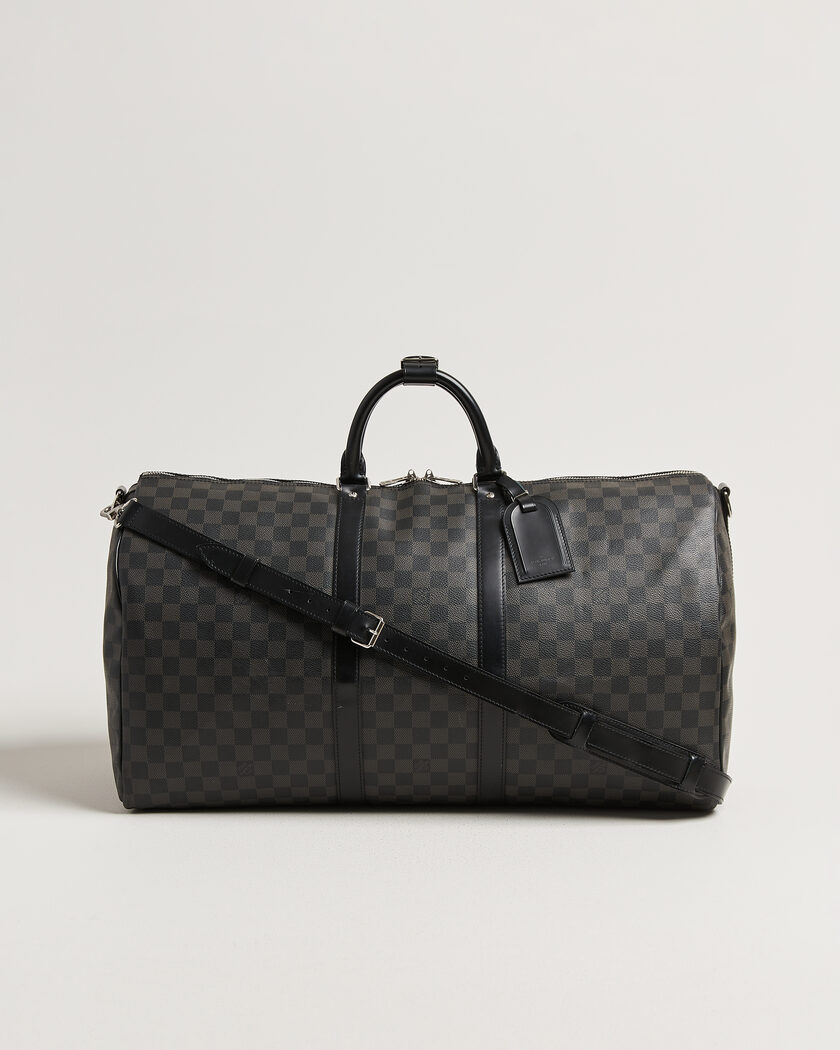 Louis Vuitton Pre-Owned Keepall Bandouliére 55 Damier Graphite – Gris