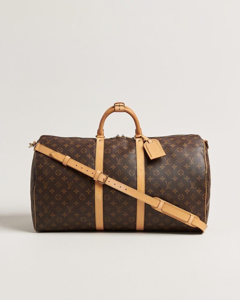 Louis Vuitton Pre-Owned Keepall Bandouliére 55 Monogram – Marrón