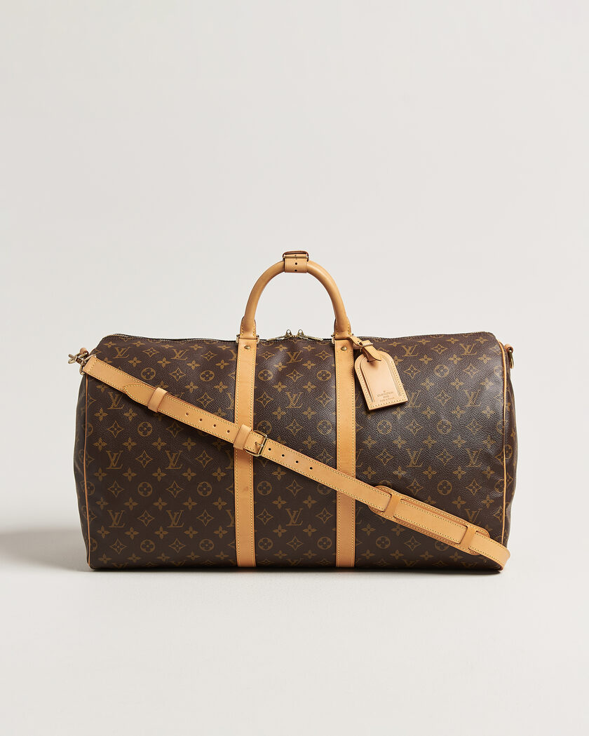 Louis Vuitton Pre-Owned Keepall Bandouliére 55 Monogram – Marrón